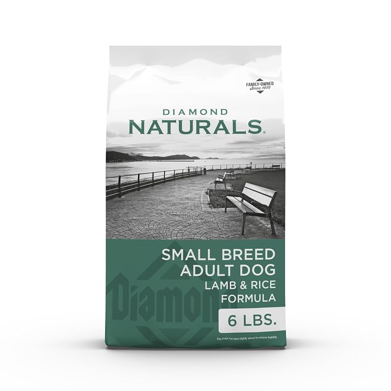 Ração seca para cães adultos de pequeno porte Diamond Naturals Cordeiro e Arroz 2,72 kg