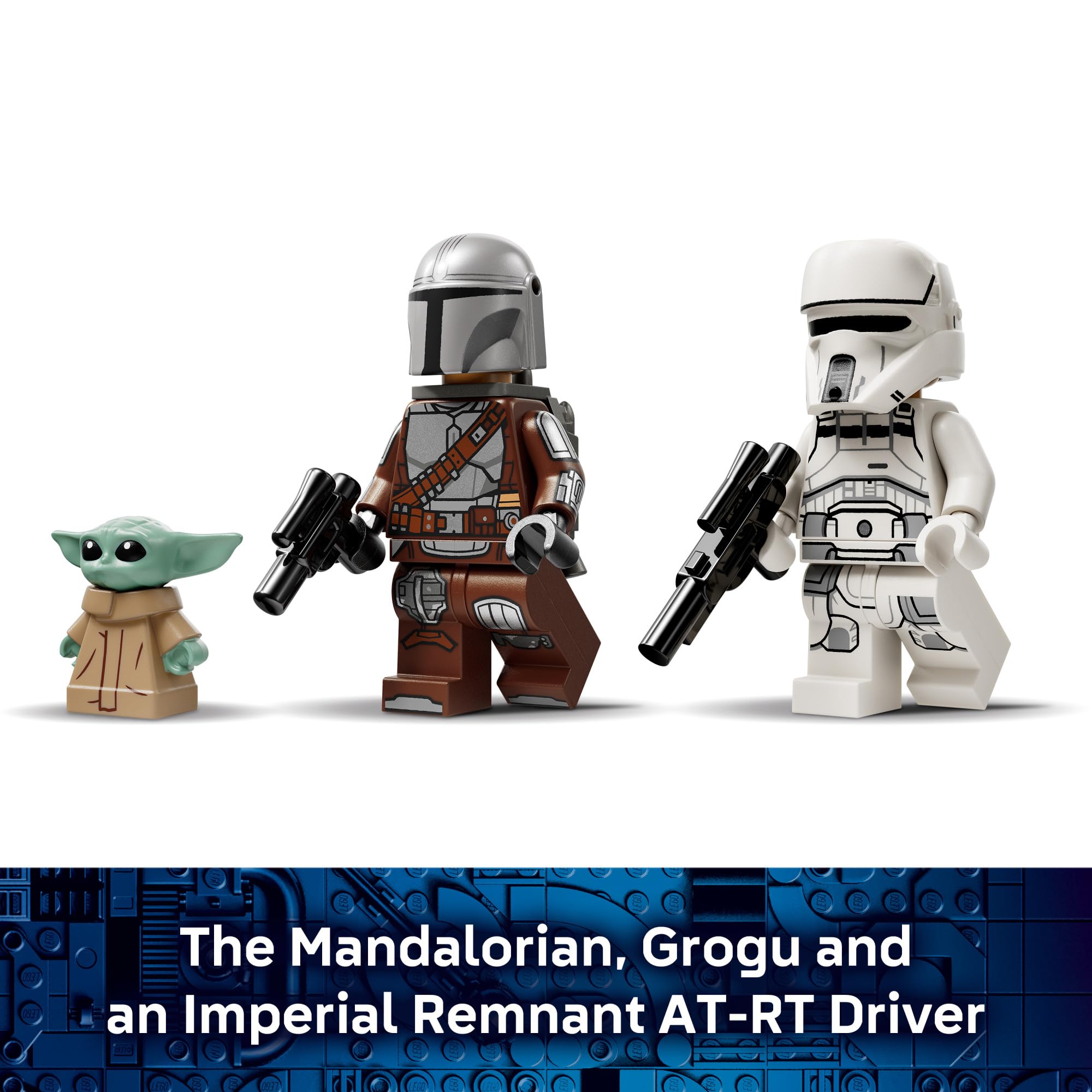 LEGO Star Wars AT-RT Attack - Building Toy for Boys & Girls, Ages 7+ - with The Mandalorian & Grogu Minifigures - Playset for Kids - Gift for Birthdays - 75444 — view 5
