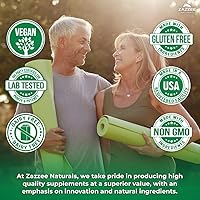 Vista 6 de Zazzee - Extracto de baya de espino blanco extrafuerte 20:1, 8000 mg de fuerza, 2% de vitexina, 150 cápsulas veganas, suministro para 5 meses