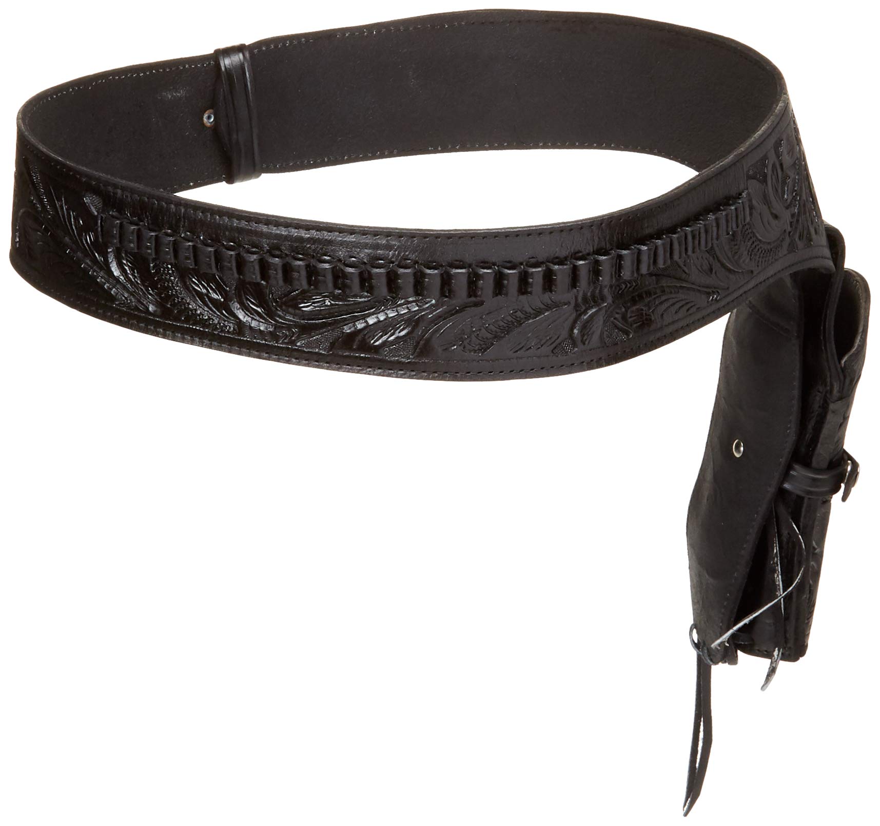 22 Caliber Black Leather Gun Holster Size 40