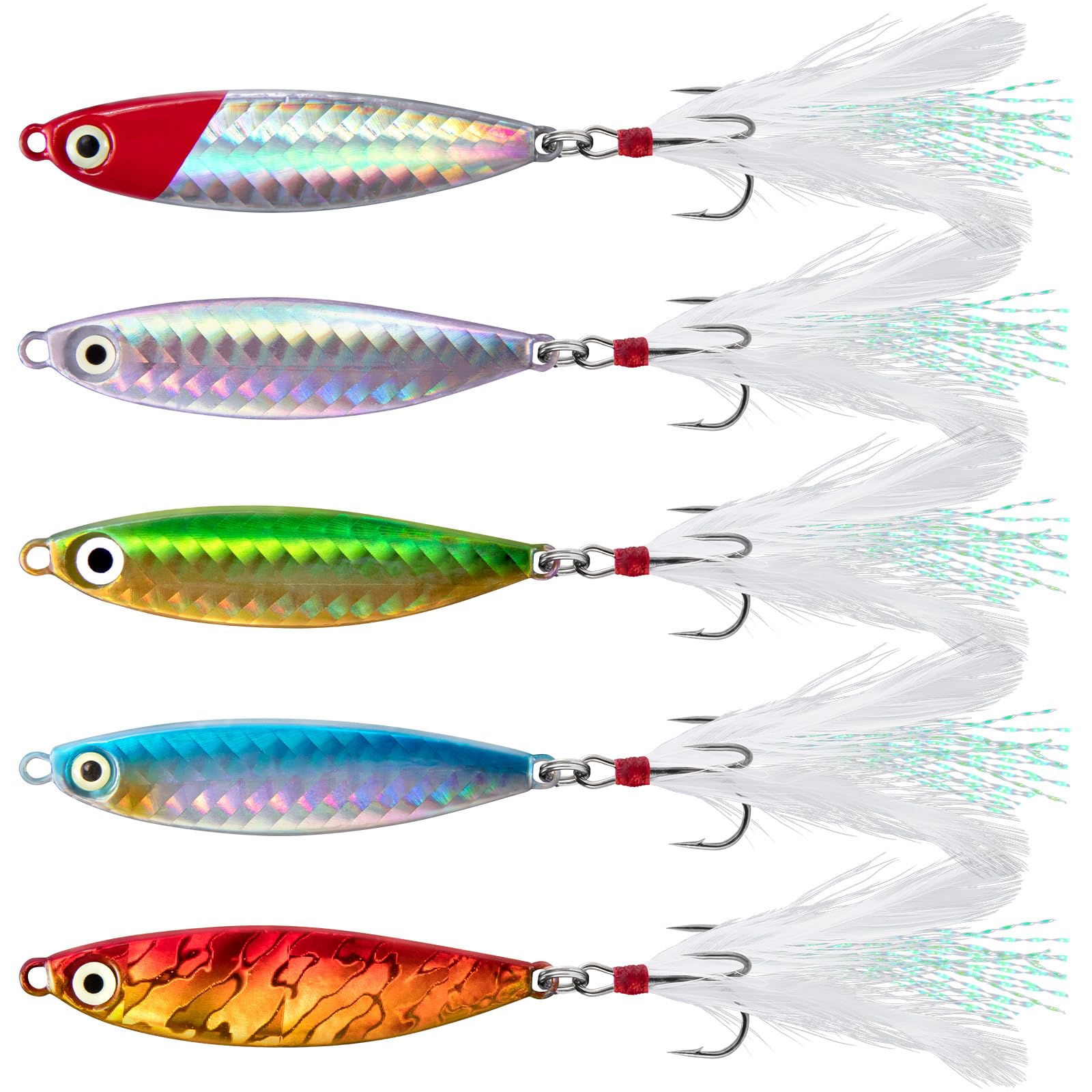 10oz Saltwater Jig Sinker - Baseball Bat Lure For Cod, Halibut, Rockfish