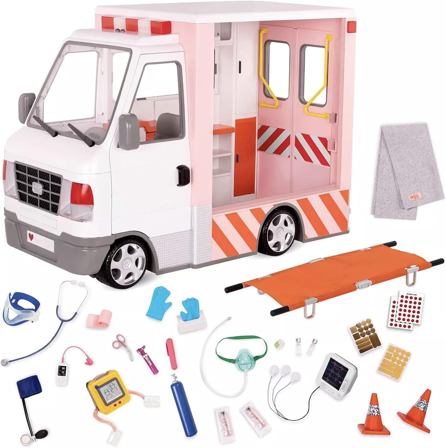 Our Generation Rescue Ambulance Playset with Electronics