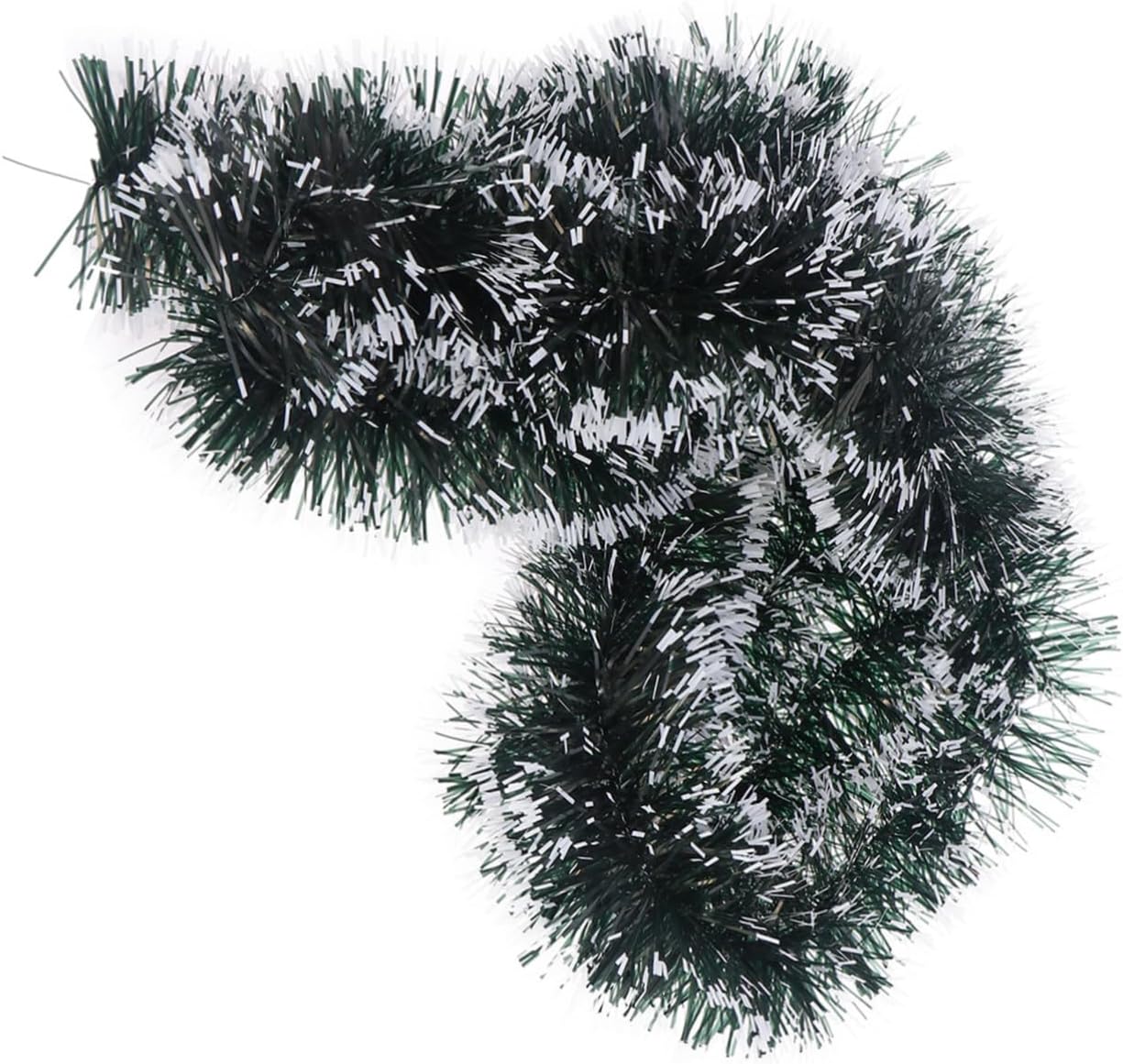 MAGICLULU Meters Thick Glitter Christmas Tinsel Ribbon Garland Wreath Decorative Ornaments for Holiday Home Decor Parties and Tree Decorations