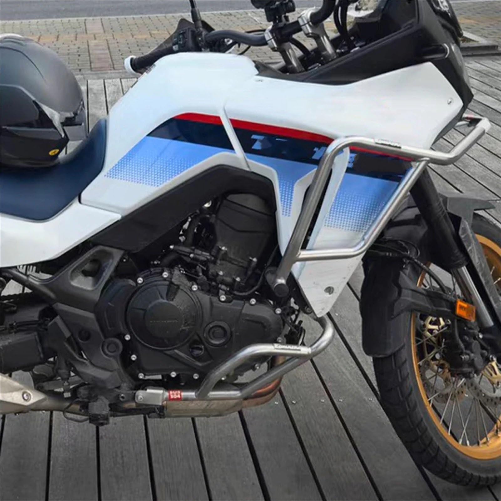 Do XL750 TRANSALP 750 2023 2024 Listwy zabezpieczające ramę Osłona silnika Wypadek Do autostradzie owiewki osłona Podwozie Spoiler