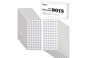 Clear Velcro Dots Adhesive 0.59 Inch, 780 Pairs Sticky Back Glue Tapes