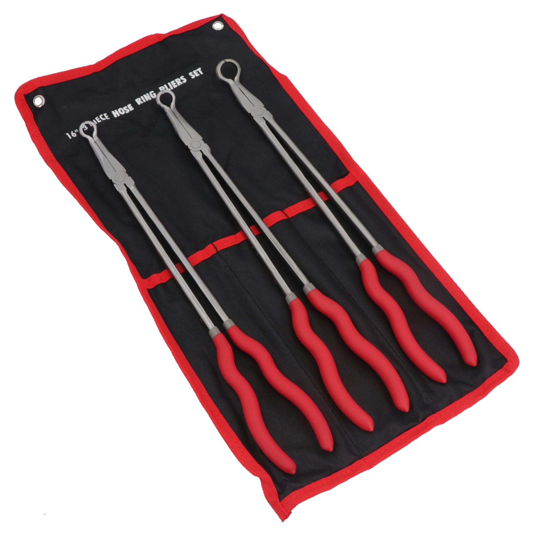 Pince pour colliers élastiques flexible de 16" avec embouts de 12 20 et 22mm en lot de 3 pièces