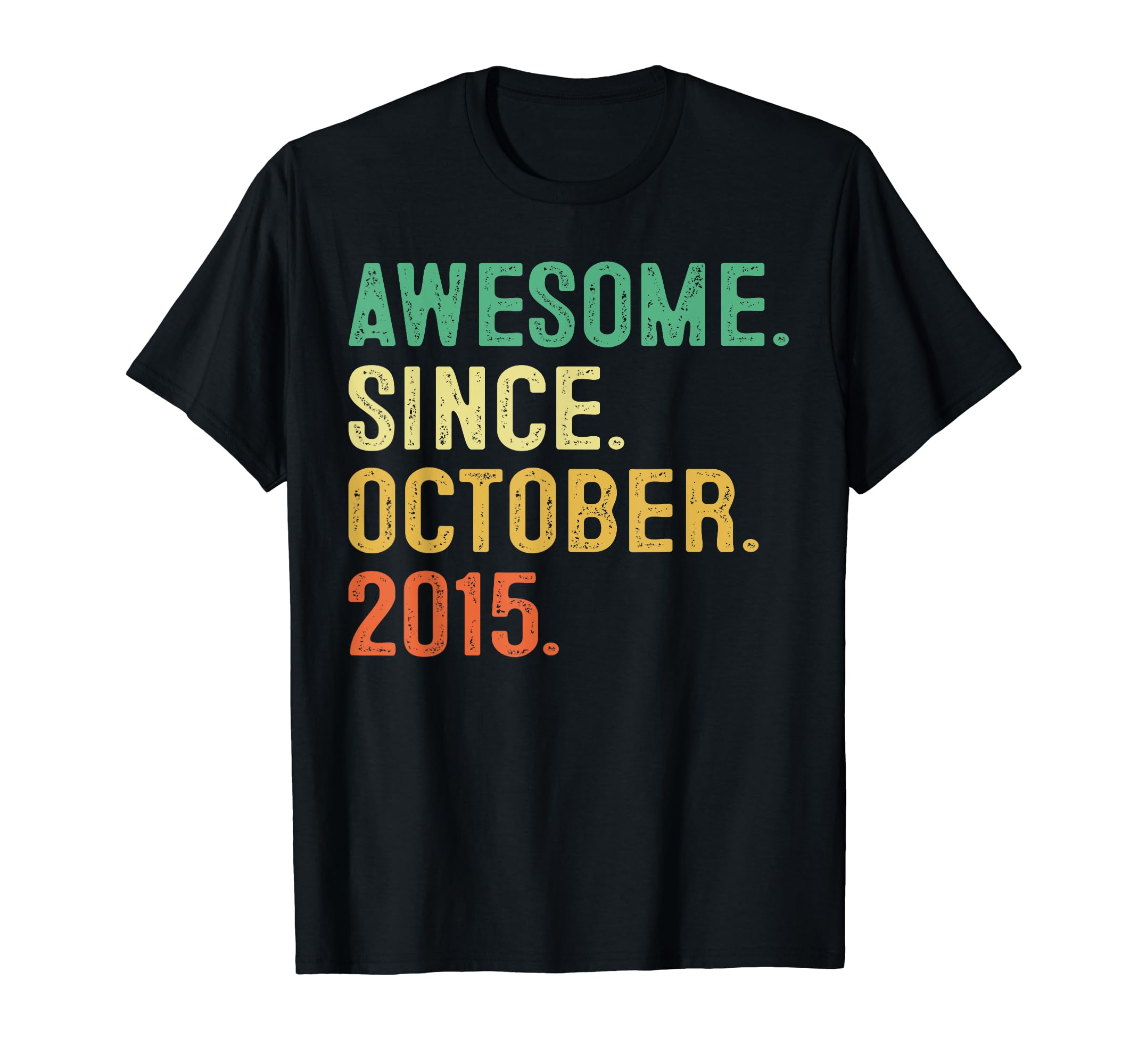 BORN IN 1983Awesome Since October 2015 8th Birthday Gifts 8 Year Old Boy T-Shirt
