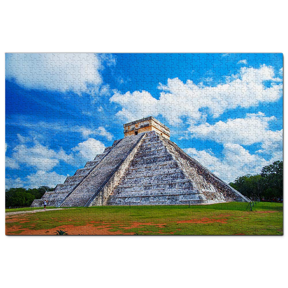 Mexico Chichen Itza Puzzle 1000 Piecesen Puzzle Adult Game Graphics Travel Souvenir 50x70CM