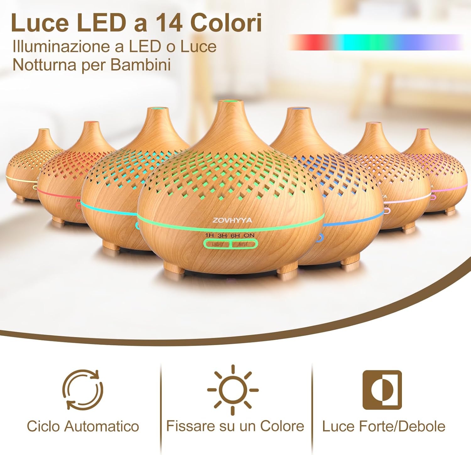 Diffusore di Oli Essenziali 500ml immagine 4