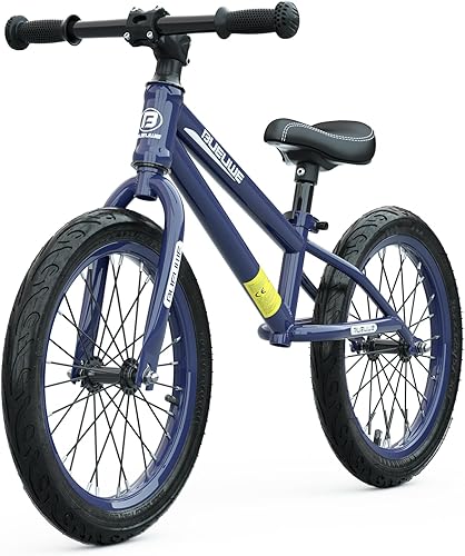 GASLIKE 16 Inch Balance Bike for Big Kids Boys and Girls, No Pedal Sports Training Bicycle, Adjustable Seat Pneumatic Tires Quick Assembly