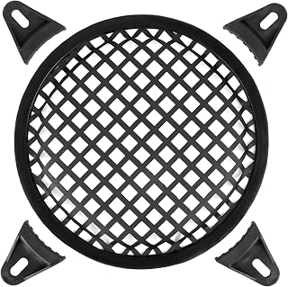 X AUTOHAUX 6 Inch Audio Speaker Cover Metal Mesh Subwoofer Grill Horn Guard for Automotive