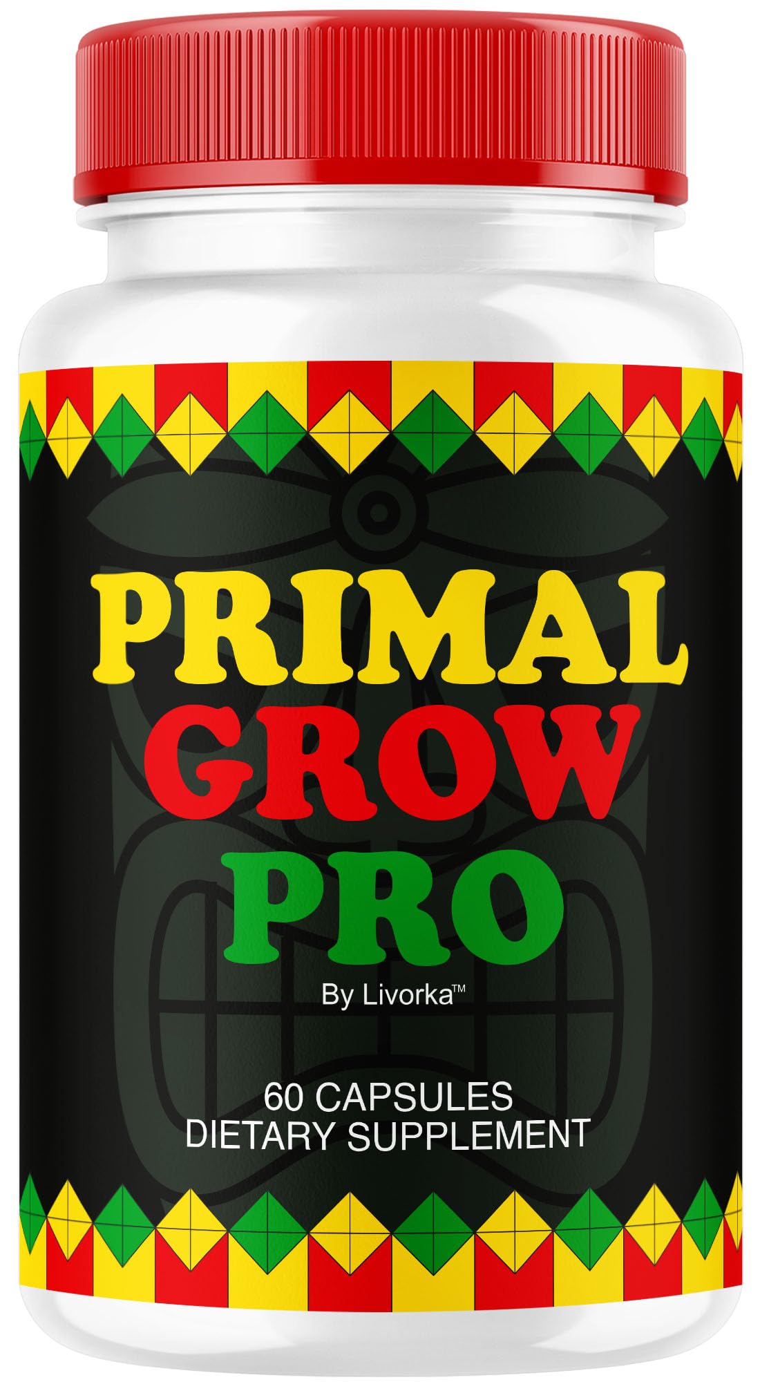 Primal Grow Pro for Men - Official Primal Grow Pro Advanced Formula Premium Supplement Pills for Men - Maximum Strength, Natural Support Overall Health & Wellness, 60 Capsules for 1 Month