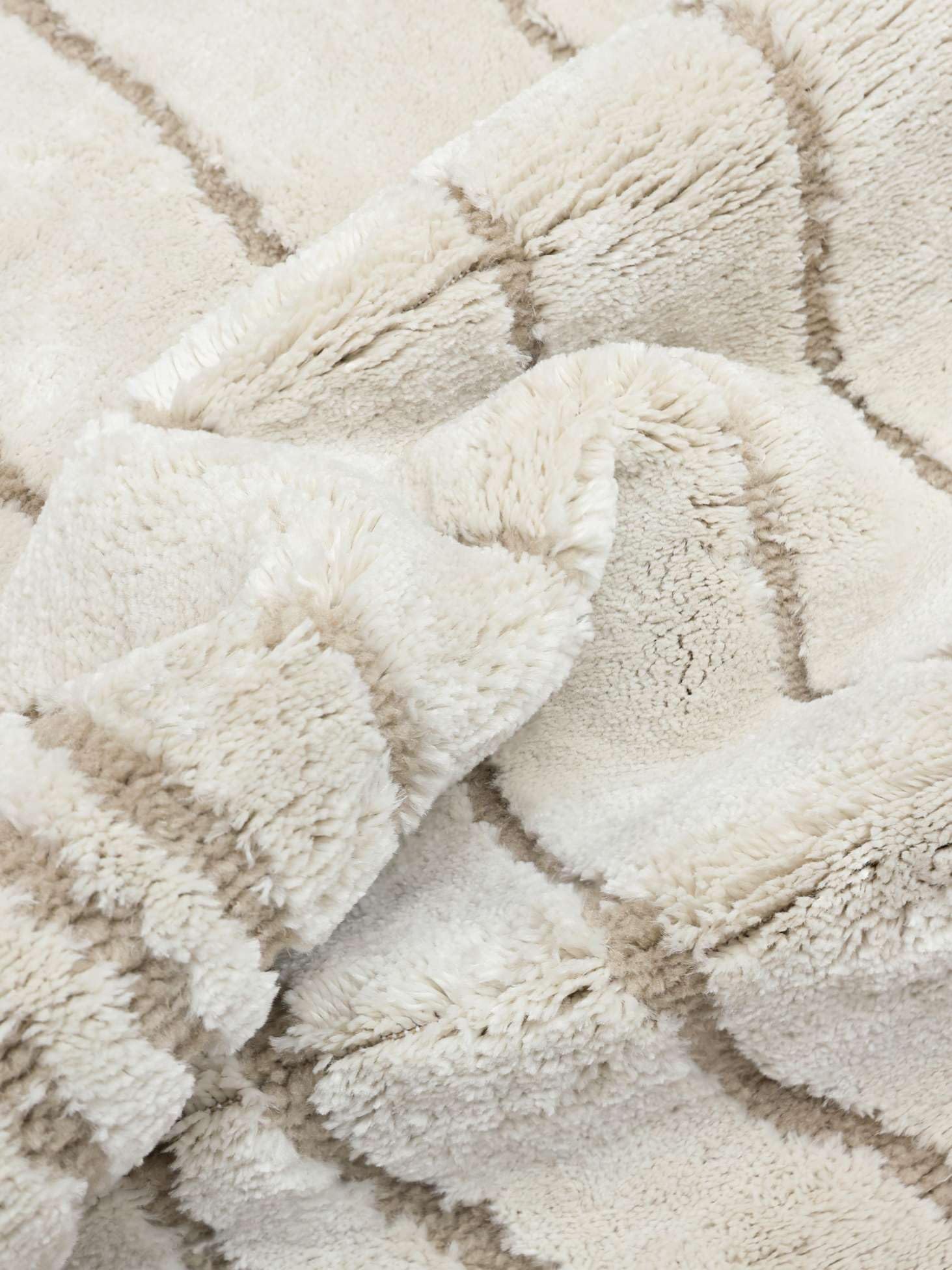 RugVista Bahia, Tappeto, Moderni, 240 x 340 cm, Rettangolare, Pelo medio, Soggiorno, Camera da letto, Lavabile solo a secco, oeko_tex_100, Bianco crema/Beige