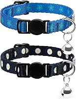 Vista 14 de CollarDirect Cat Collar Breakaway with Removable Bell Set of 2 PCS Varios