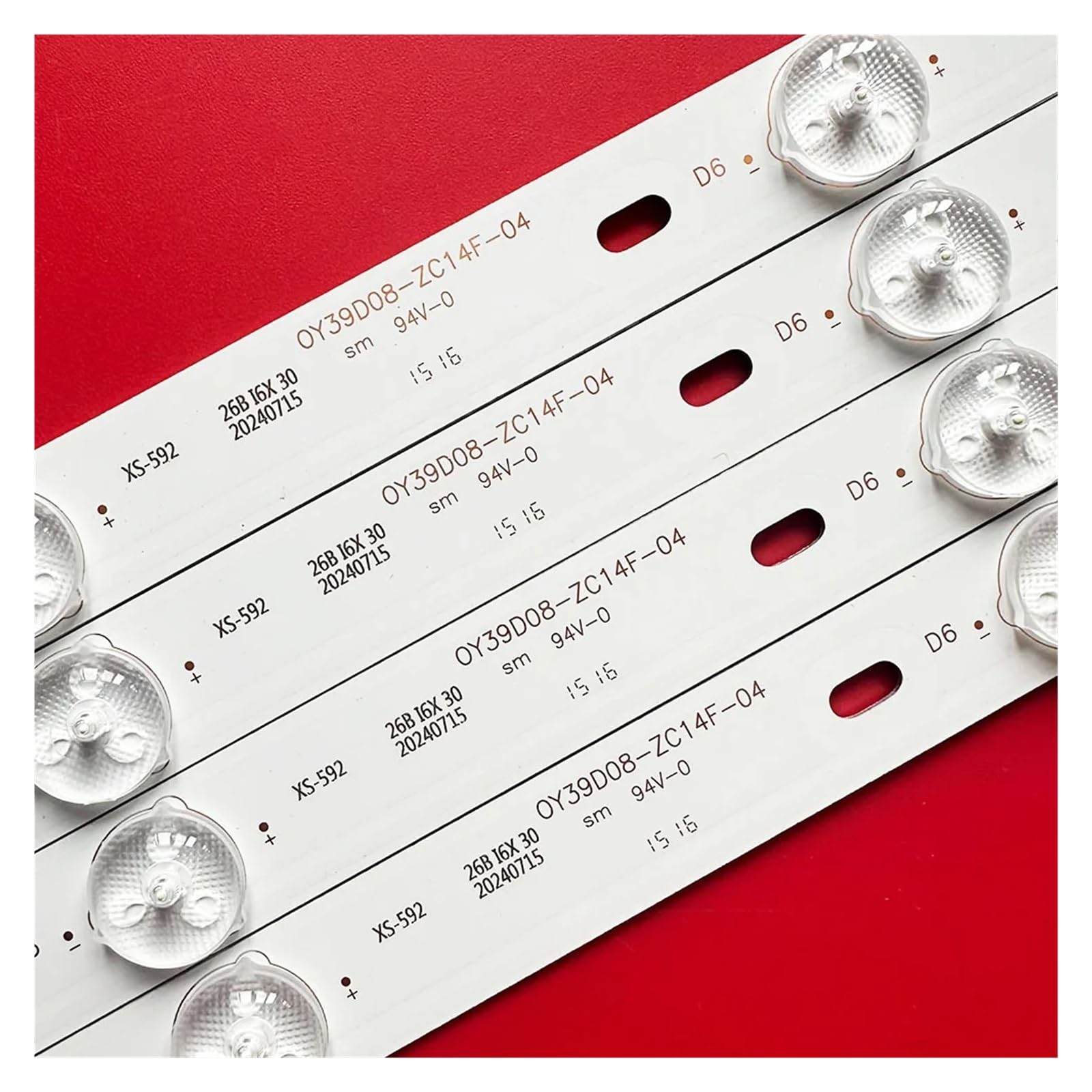 8/24 szt. do 39-calowego paska podświetlanego LED 8LED LED-39B700S OY39D08-ZC21F-04 0Y39D08-ZC21FG-02 LED-39B350 HX-42A39D LE39F51(24PCS(3TV))