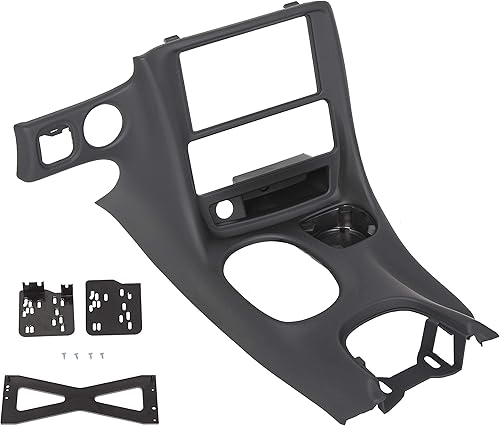 Miniatura 3 de KUAFU Kit de instalación de tablero estéreo de doble DIN compatible con Chevrolet Corvette C5 1997-2004 Reemplazo para bisel de tablero 10407815,