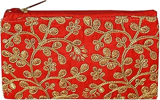 Kuber Industries Embroidery Women Hand Purse Wallet For Party, Wedding, Dating (Red) (HS39KUBMART022020), Rectangular-picture-15