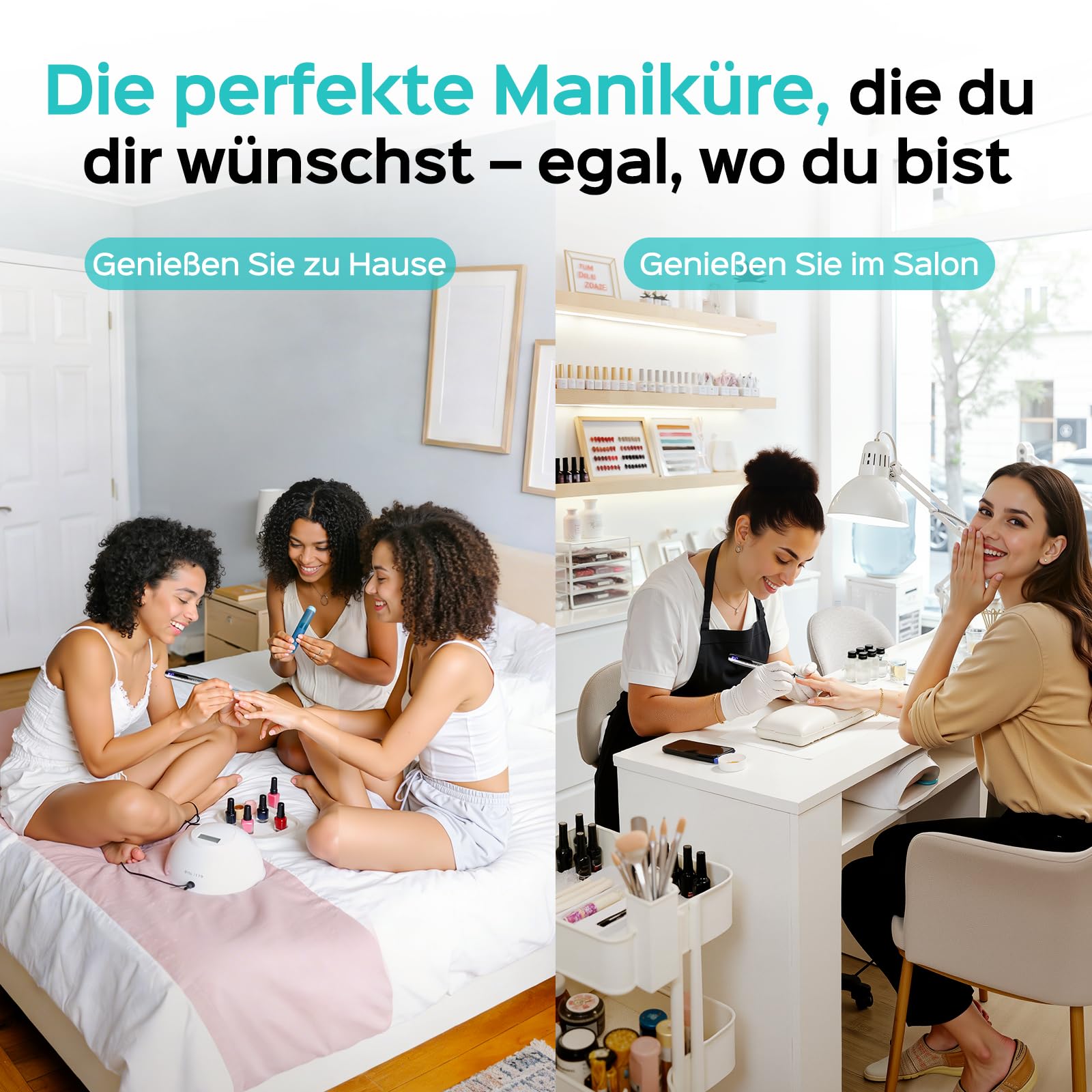 COSLUS C51 Kabellos Tragbar Elektrischer Nagelfräser: Elektrische Nagelfeile für Gelnägel 35000 u/min Nail Drill mit LED-Display & 25 Geschwindigkeiten für Nägel & Acrylnägel portabel für Reisen, Grau