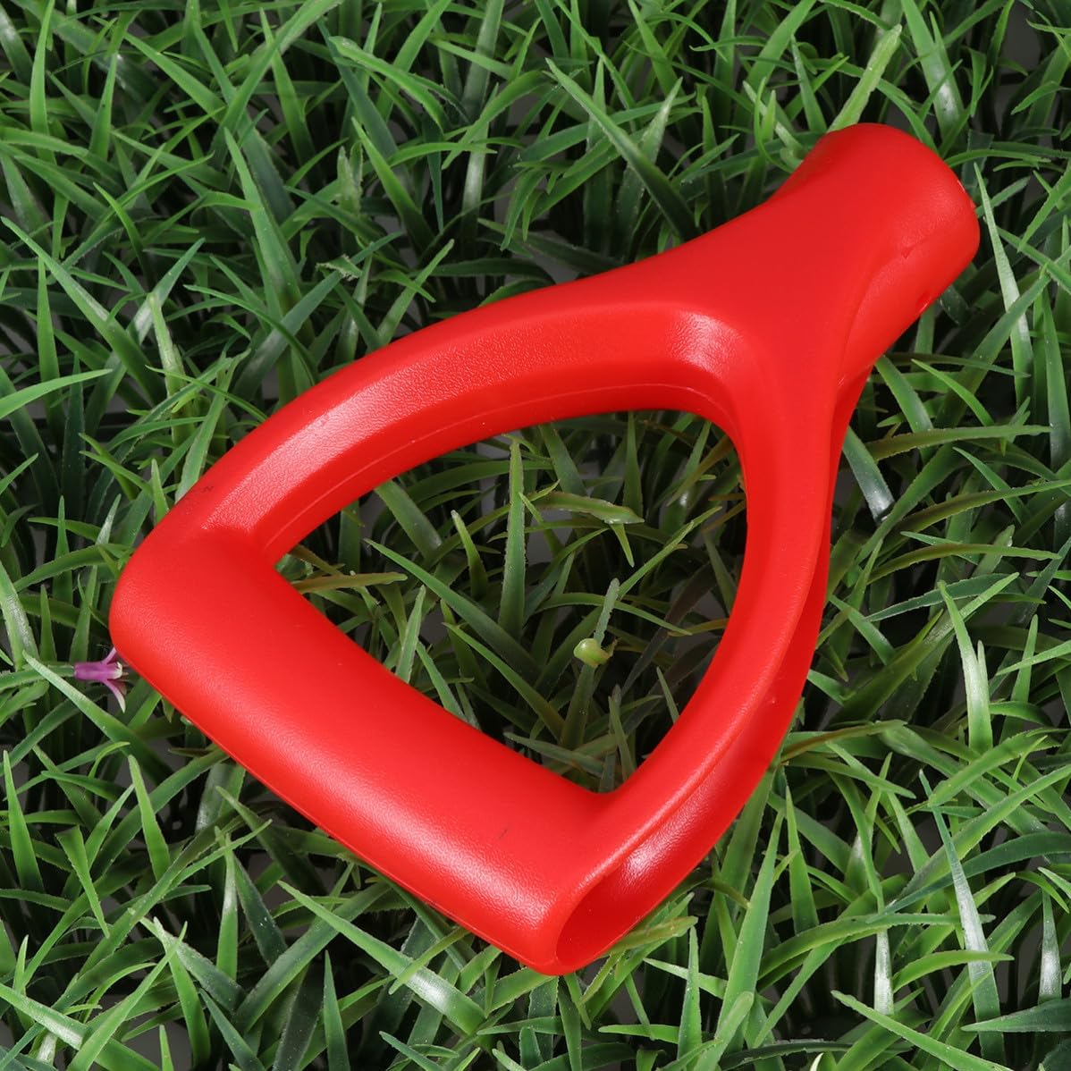 4pcs Crimson D-Shaped Plastic Shovel Handle Replacement for Spade and | Hanging Hole Design, Comfortable to Hold Ergonomic Form, Non Slip Surface
