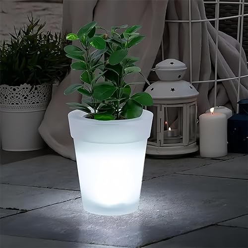 Miniatura 2 de LED Planter Pots Outdoor  Waterproof Landscape Lighting Vase  Solar Powered Led Planter Outdoor  for Patio Yard Pathway Lawn Home Outside Birthday