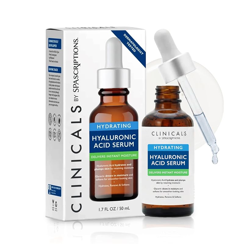 Sérum facial SpaScriptions com ácido hialurônico, 50 mL