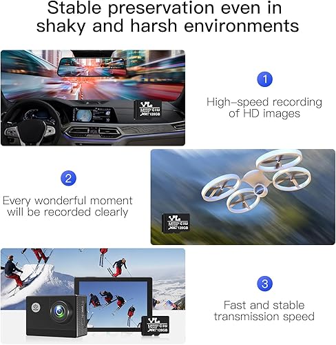 Miniatura 7 de VSTARCAM Tarjeta SD de 64 GB, clase 10, tarjeta de memoria flash para cámaras de seguridad, drones, cámaras, teléfono celular..