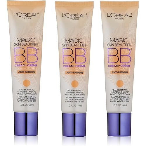 L'Oreal Paris Magic Skin Beautifier BB Cream, 1 Ounce (Pack of 3)