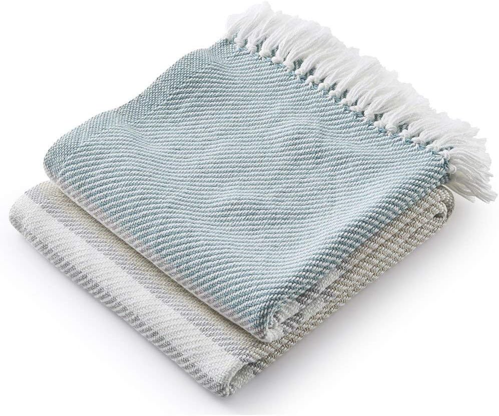 Brahms/Mount Allagash Throw Cotton Matka/Gray/Oyster