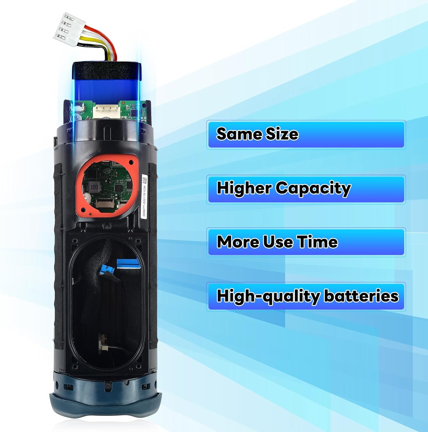 8500mAh Replacement Battery for JBL Flip 6, Part No: GSP-1S2P-F6D, 2025 Upgrade High Capacity 3.7V Battery for Flip 6 Bluetooth Speaker - Image 5