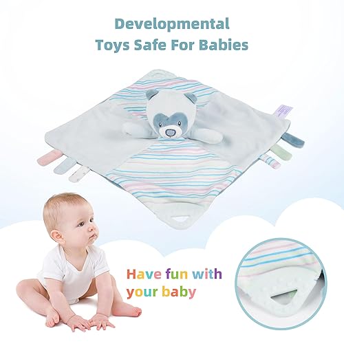 Miniatura 3 de Itty-Bitty Juguete de viaje de sonajero para bebé, 3 piezas, para cochecito, asiento de automóvil o gimnasio de actividades, cuenta con sonido de