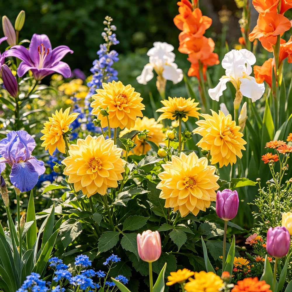 FioriRizoma multicolore - ufficio giardino Aiuole rialzate giardino 20Bulbi