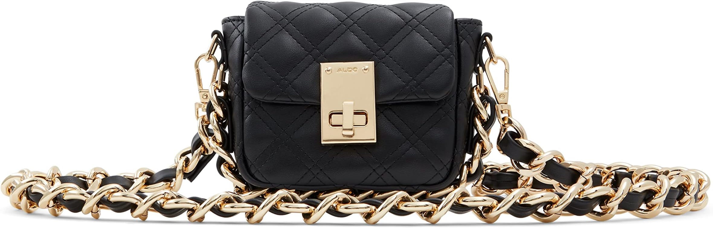 Aldo Women Vivie Crossbody Bag, Black, Mini Buy Online at Best Price