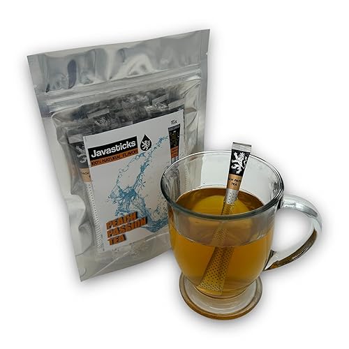 Té de pasión de melocotón Té de pasión 100 crudo de melocotón Té de fruta verdadero Palitos de té Sin sabores artificiales fácil de usar no