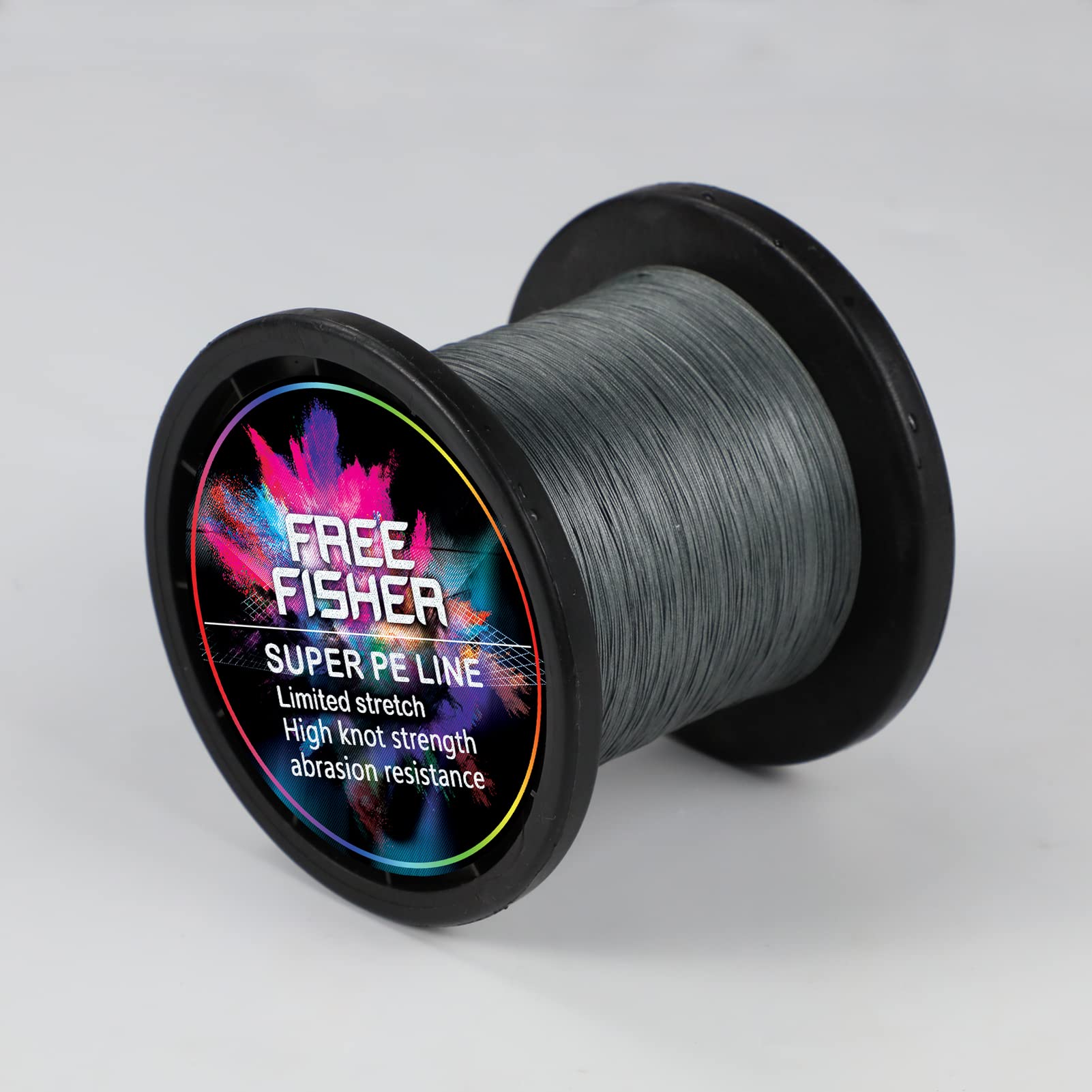 Sedal Trenzado Pesca 300m/1000m 8 Trenzados Resistentes Desgaste Suaves Hilos de Pesca PE Fuerte Tensión Línea Mar Pesca Línea 5.4-90kg, Gris (1000m), 12# (0.60mm/61kg)