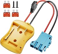 Vista 7 de Adaptador de rueda eléctrica compatible con Dewalt 20V batería arnés conector 12 AWG cable 12 ruedas eléctricas de 12 voltios