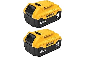 DEWALT 20V MAX 4.0Ah Lithium Ion Battery 2-Pack (DCB204-2)