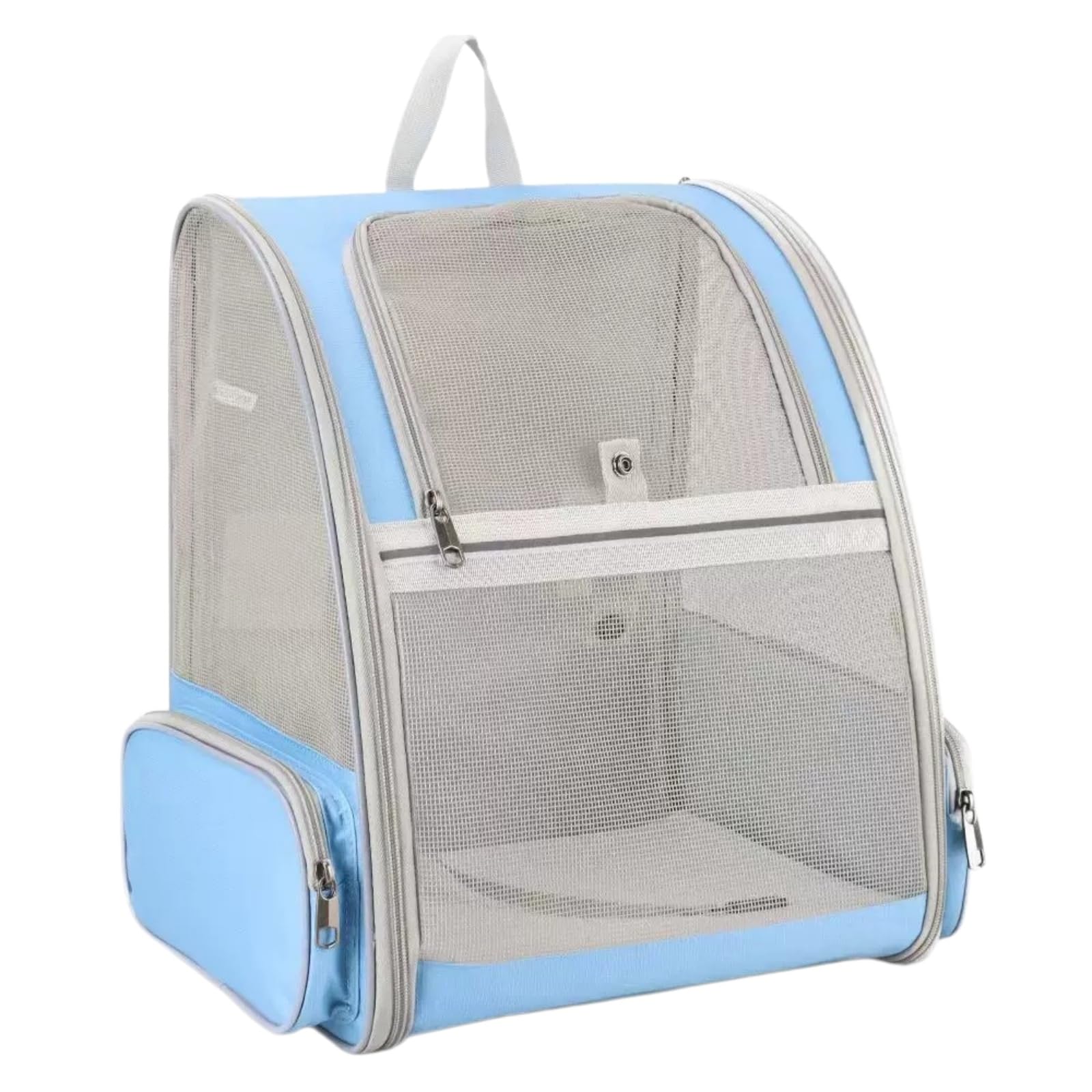 Veslyn Pet Travel Bag Lightweight Portable Backpack Carrier, Foldable Large Capacity Cat & Dog With Breathable Outdoor Design-blue