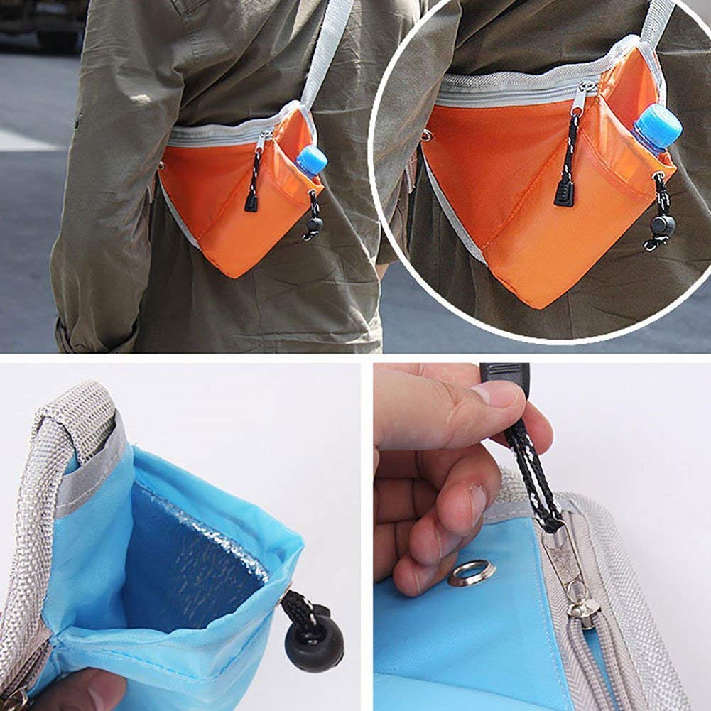 Vroxy Sports Waterproof Polyester Water Bottle Holder/Waist Pouch with Running Belt Mobile Card and Money Storage Bag (Assorted) – 1 Piece
