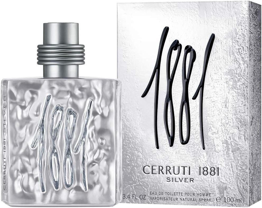 CERRUTI 1881 Silver For Men Eau De Toilette, 100 ml