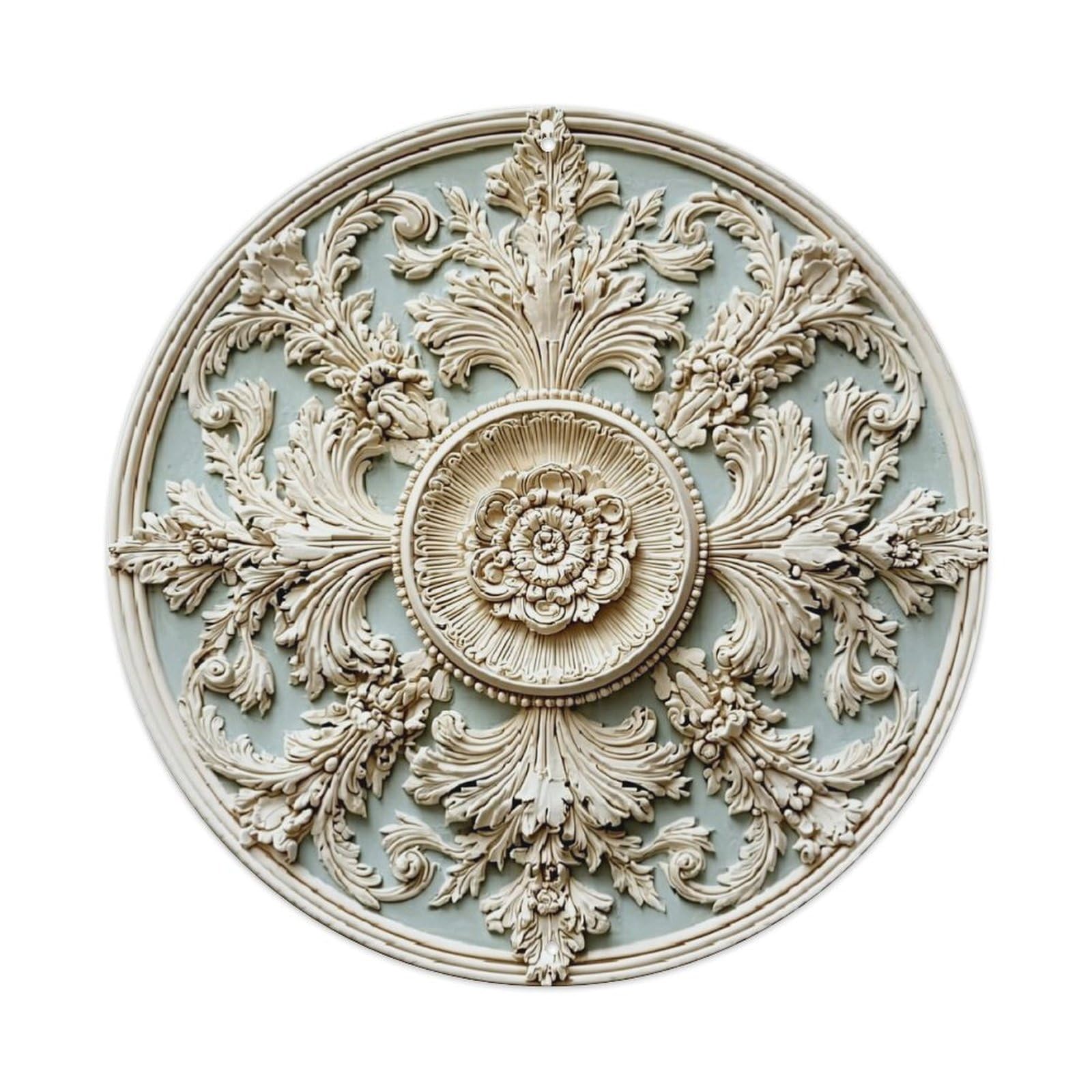 Ornate Floral Symmetrical Design Pattern_1 Tin Sign Metal Poster Vintage Metal Signs for Home Man Cave Bar Cafe Kitchen laundry room Wall Decorations Gift 8x8Inch
