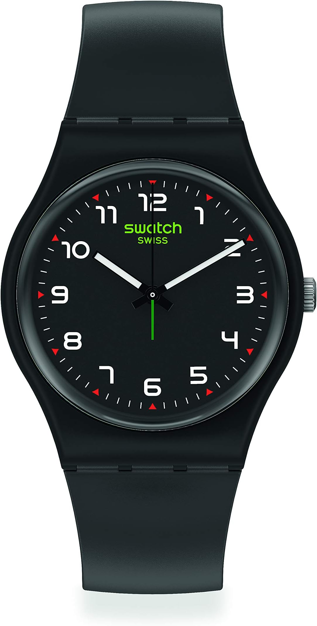 Swatch MASA Unisex Watch (Model: SO28B100), black