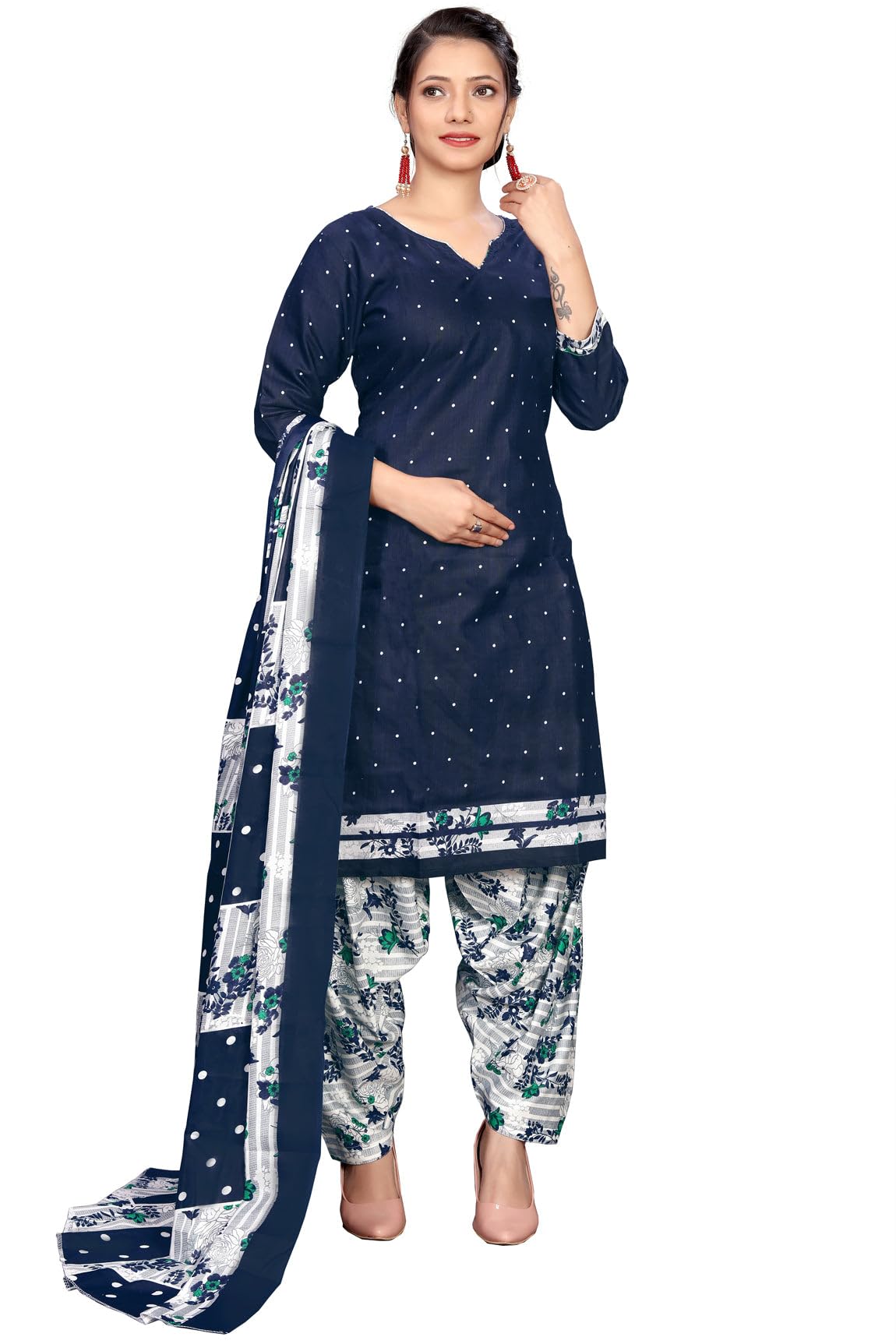 rajnandini Women Cotton Printed Ready to Wear Patiala Salwar Suit-picture-22