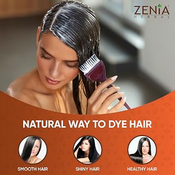 100 grams Zenia Indigo Powder and 100 grams Henna Hair Color Combo Pack