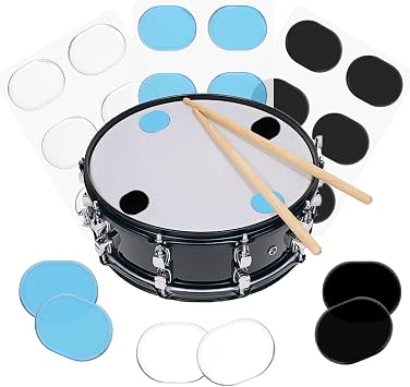 18PCS Drum Dampening Gel Pads; Professional Silicone Drum Mutes Silencers