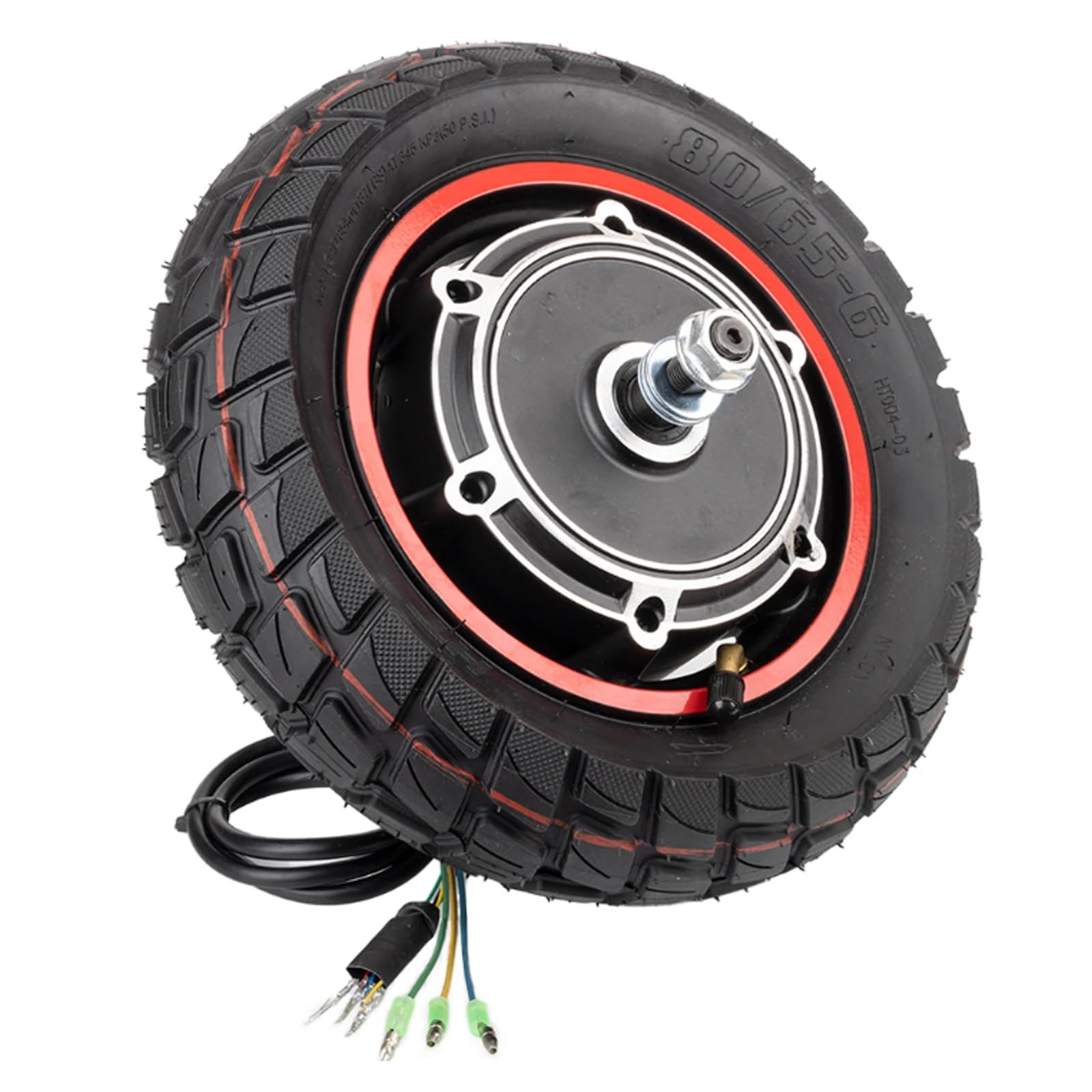 Motore per scooter elettrico, 10 pollici, 48 V, 500 W, per scooter elettrico Kugoo M4/M4Pro, pneumatici gonfiabili, motore a mozzo e scooter con pneumatici in gomma piena