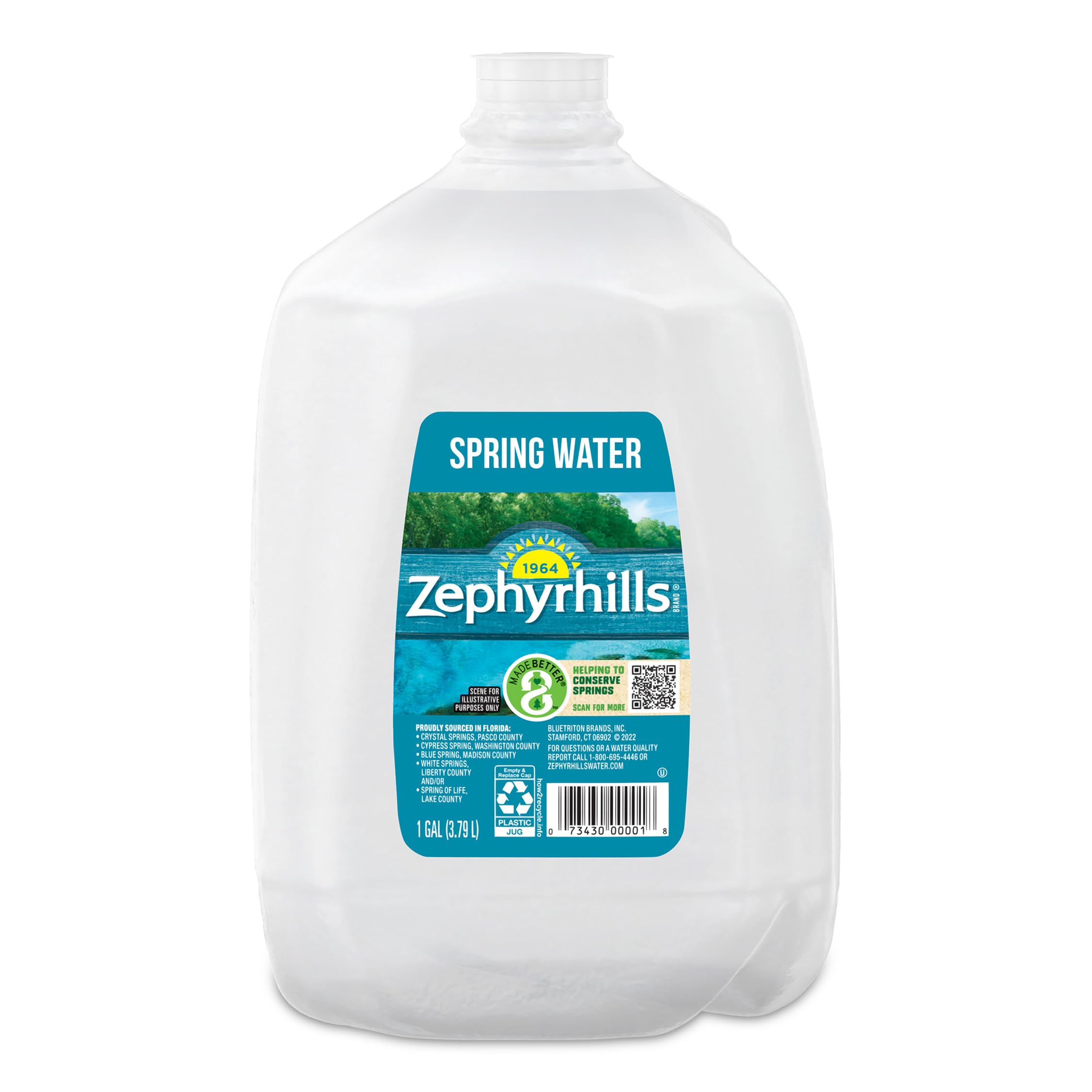 Amazon.com: Zephyr Hills, Water Spring, 128 Fl Oz : Grocery