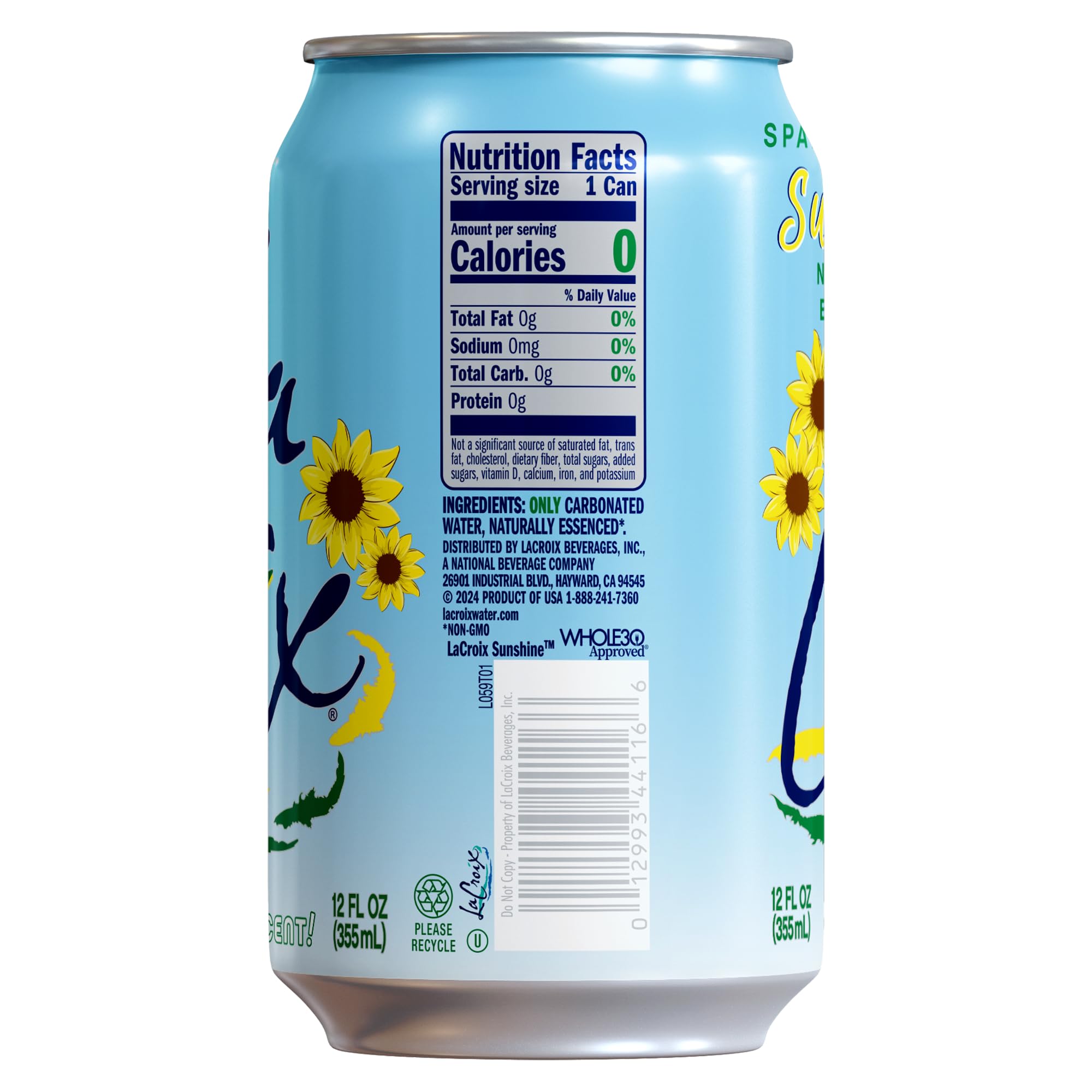 La Croix Sparkling Water, Tangerine, 12 Fl Oz (pack of 12