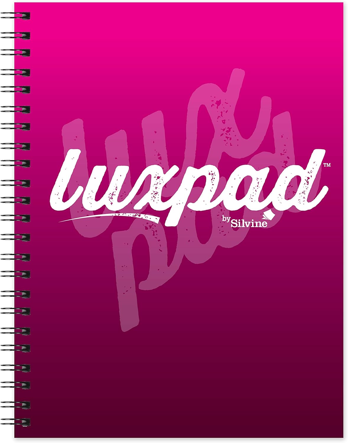 Luxpad A5 Twin Wire Casebound Notebooks in 3 Assorted Colours with 140 Feint Ruled Pages. [Pack of 12]