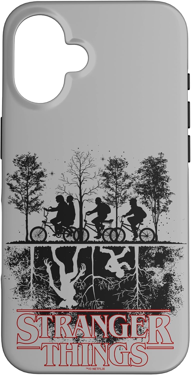 Stranger Things Upside Down Hawkins Ride Logo Case for iPhone 16