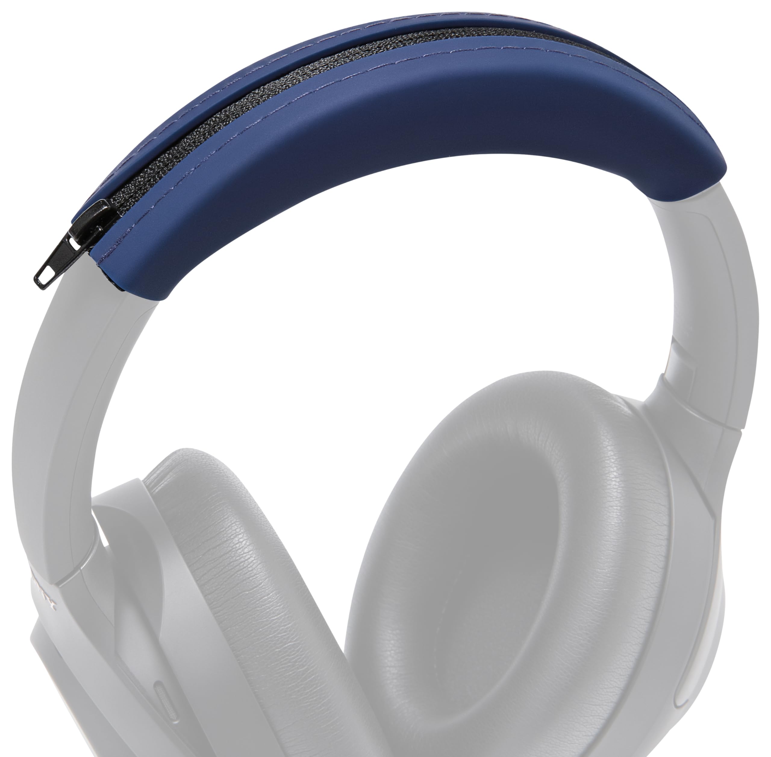 WC BandZ XM3 / XM4 - Silicone Headband Cover for Sony WH1000XM3 & WH1000XM4 Headphones by Wicked Cushions | Enhanced Comfort, Style, & Sweat Protection | Exclusively for Sony XM3 / XM4 | Navy